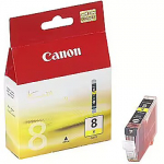 Canon CLI-8Y Yellow Ink for Pixma iP3300/4200/4300/5200/5300/6600/6700, iX4000/5000, MP500/510/530/600/800/810/830/950/960, Pro9000 0623B001