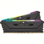 Corsair Vengeance RGB Pro SL Black, DDR4, 16GB, 3200MHz, CL16, Kit of 2 CMH16GX4M2E3200C16