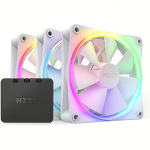 NZXT F120 RGB Triple Pack, White RF-R12TF-W1