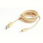 Gembird Cotton Braided, USB-A to Lightning, 1.8m CCB-mUSB2B-AMLM-6-G