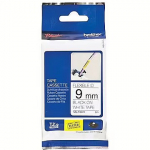 Brother TZEFX221 9 BLACK ON WHITE FLEX TZEFX221