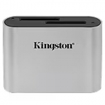 Kingston SDHC/SDXC UHS-II CARD READER USB3.2 GEN1 WORKFLOW DUAL-SLOT WFS-SD