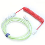 Ducky Primecord, USB-A to USB-C, Coiled, 1.8m DKCC-SFCNC1