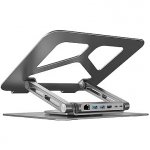 Unitek LAPTOP STAND FOLDABLE +HUB USB-C HDMI 4K PD D1109A