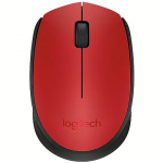 Logitech M171, RF Wireless, Red 910-004641