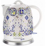 Concept ceramic kettle Arte, White/Marbles RK0020
