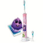 Philips Sonicare for kids, Pink - 10 stickers included HX6352/42