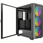 Xilence XILENT BLADE II Black, Tempered glass XG161