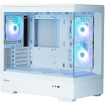 Zalman P30 V2, Tempered Glass, White P30 White V2
