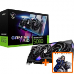 MSI GeForce RTX 5080, 16GB GDDR7, Gaming Trio OC (DLSS 4) V531-005R