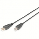 Digitus USB-A to USB-B, 1.8m AK-300105-018-S