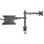 Logilink BP0175 Dual monitor mount 17-32inch monitors and 10-15.6inch notebooks/tablets BP0175