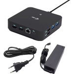 i-tec USB-C DP Dual HDMI2xHDMI 4K 60Hz 1x USB-C (10Gbps) 5x USB-A (3x5Gbps) Power Delivery 100W LAN Audio + uniwersalna ładowarka 100W C31TRIVIDPRO100W