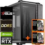 TopPC Intel Core i9 Gen14 Gaming (DDR5) TUF Gaming Powered by ASUS, Core i9-14900KF, 32GB (2x16) DDR5, GeForce RTX 5080, 2TB NVMe Gen4, no OS DATK346-1276595
