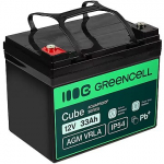 Green Cell Battery AGM VRLA 12V 33Ah IP54 AGM12V33AH-J