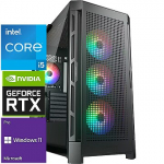 TopPC Intel Core i5 Gen12 Creative (DDR4), Core i5-12600K, 32GB (2x16) DDR4, GeForce RTX 3050, 1TB NVMe Gen4, Windows 11 Pro DATK282-1394195