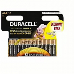 Duracell AAA, Alkaline, x12 5000394203389