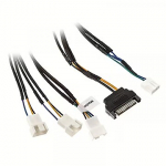 Akasa Flexa FP3S, 3 PWM Fan Splitter, 0.3m AK-CBFA06-30