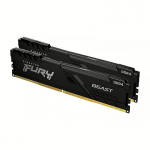 Kingston 16GB, DDR4, 3200MHz, CL16, Kit of 2, Fury Beast Black KF432C16BBK2/16