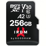 Goodram M2AA, 256GB, microSDXC, UHS-I, U3, A2, + Adapter IR-M2AA-2560R12