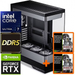 TopPC Intel Core Ultra 7 Creative, 1000W+ Modular, Z890, Core Ultra 7 270K Plus, 360mm Liquid Cooler, GeForce RTX 5080 DATK389-1399596