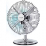 Cecotec EnergySilence 620 RetroDesk | Desktop Fan | Table Fan | 40 W | Diameter 30 cm | Number of speeds 3 | Oscillation | Silver 8232