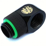 Bitspower G1/4" Matt Black Rotary 90-Degree IG1/4" Extender BP-MB90R