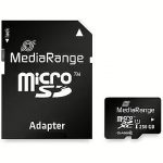 MediaRange MicroSDXC, 256GB, UHS-1, U1, V10 + Adapter MR946