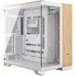 Corsair 6500X, Tempered Glass, White (Bamboo Wood) CC-9011284-WW