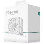 Deepcool FD14 WH-3 IN 1, White, 3 Pack R-FD14-WHNPN3-G