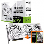 Asus GeForce RTX 5070 Ti, 16GB GDDR7, TUF Gaming BTF OC White (DLSS 4) 90YV0N60-M0NA00