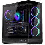 Endorfy Fishtank 6000 Corona, Tempered Glass, Black EY2A025