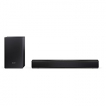 Sharp Compact 2.1 Soundbar with Wireless Subwoofer HT-SBW121, 240 W, Black HT-SBW121