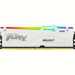 Kingston FURY Beast White, DDR5, 16GB, 6400MT/s, CL32, Single stick KF564C32BWEA-16