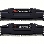 G.SKILL Ripjaws V Black, DDR4, 64GB, 2666MHz, CL19, Kit of 2 F4-2666C19D-64GVK