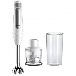 Braun hand blender + chopper MQ7020, White/Stainless steel MQ7020