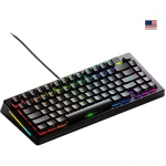 Glorious GMMK 3 Pro 75 % Custom Gaming, ANSI (US) GLO-KB-GMMK3-PRO-75-PB-FOX-W-BLK-US