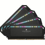 Corsair Dominator Platinum RGB Black, DDR5, 64GB, 6400MT/s, CL32, Kit of 4 CMT64GX5M4B6400C32