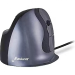 Evoluent VerticalMouse D, Black / Silver,  (Large, RH) BNEEVRDL