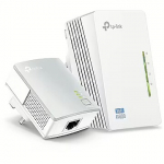 TP-LINK TL-WPA4220, 300Mbps AV500 Wi-Fi Powerline Extender Starter Kit TL-WPA4220 KIT
