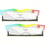 TeamGroup Delta RGB White, DDR4, 16GB, 3600MHz, CL18, Kit of 2 TF4D416G3600HC18JDC01