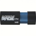 Patriot Supersonic Rage Lite, 64GB, Black & Blue PEF64GRLB32U