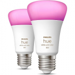 Philips Hue E27 6,5W RGBW BT 2-pak 929002489602