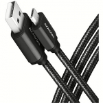 Axagon BUMM-AM15AB, USB-A to MicroUSB, 1.5m BUMM-AM15AB
