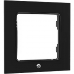 Shelly Wall Frame 1, Cover (black, for Wall Switch) 206479
