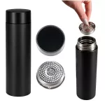 Viedais termoss ar LED displeju, melna, 500ml