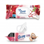 Niisked salvr&auml;tikud, CLEANY, granaat&otilde;una, 120 tk