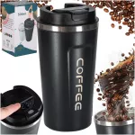 Viedā ceļojumu termokrūze ar LED displeju, melna, 500ml
