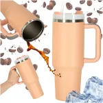 Termokrūze ar rokturi, pūderrozā, 1200ml