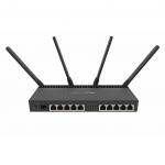 Mikrotik RB4011iGS+5HacQ2HnD-IN wireless router Gigabit Ethernet Dual-band (2.4 GHz / 5 GHz) Black | RB4011iGS+5HacQ2HnD-IN | 4752224002693